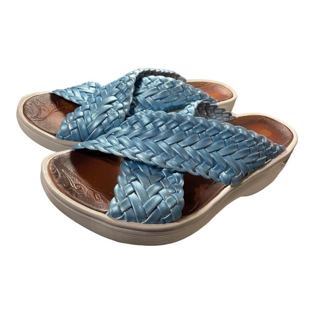 Bzees Dainty Womens Wedge Sandals Size 9.5 M. - Picture 7 of 11